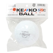 ナガセケンコー（NAGASE KENKO）（キッズ）ソフトボール ボール ソフト2号球 ヘッダー S2CHP1-NEW