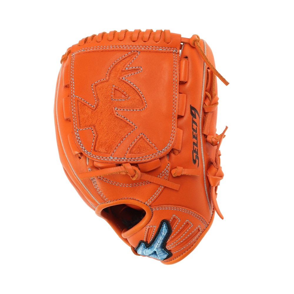 ミズノ（MIZUNO）（キッズ）ジュニア ソフトボール用グラブ ピッチャー セレクトナインプロフェッショナル プレミアムモデル ダイバーシティブルー 1AJGS10501 51