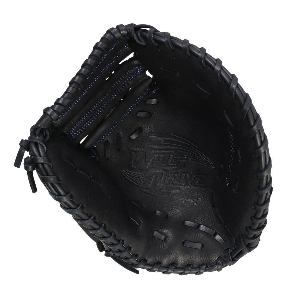 ミズノ（MIZUNO）（キッズ）ジュニア ソフトボール用グラブ グローブ 捕手用 一塁手兼用 ウィルドライブ ブルー 1AJCK32500 09