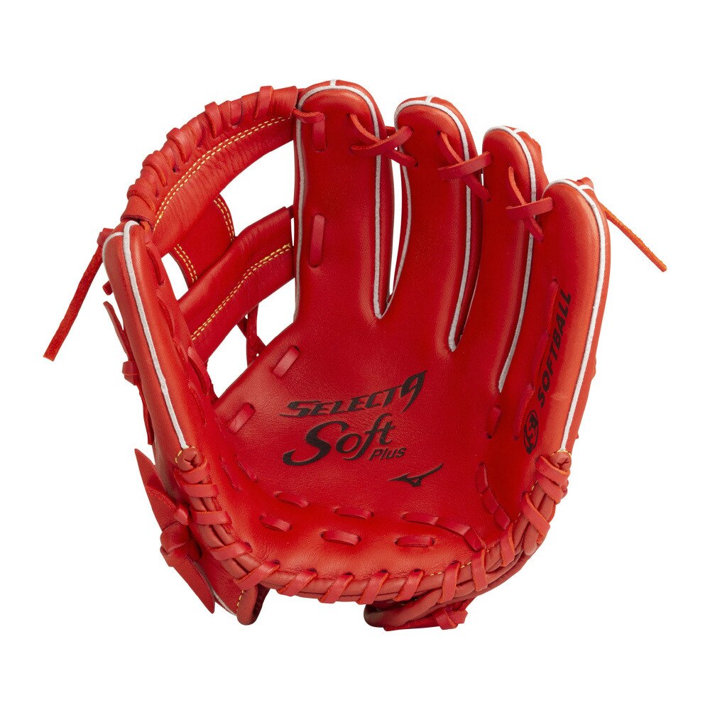 ミズノ（MIZUNO）（キッズ）ジュニア ソフトボール用グラブ グローブ オールラウンド用 セレクトナインSoft Plus 1AJGK11900 62