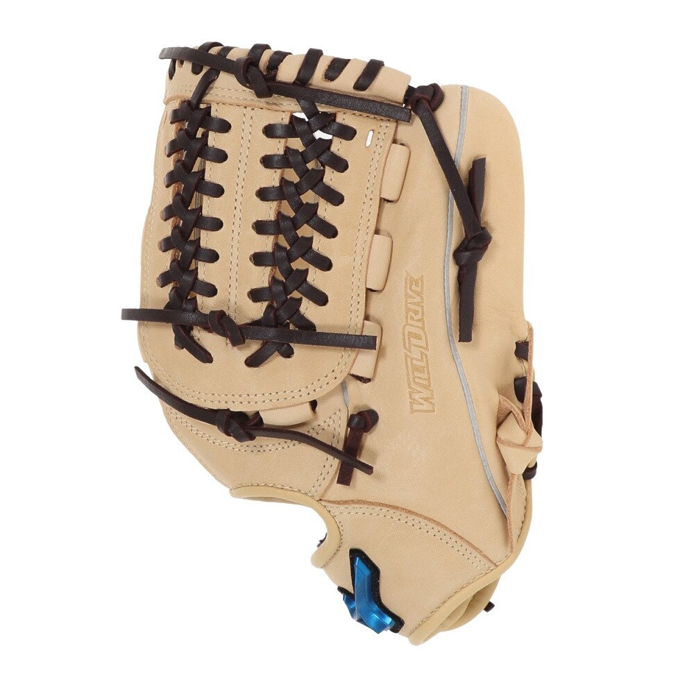 ミズノ（MIZUNO）（キッズ）ジュニア ソフトボール用グラブ グローブ オールラウンド用 ウィルドライブ ブルー 1AJGK29930 80
