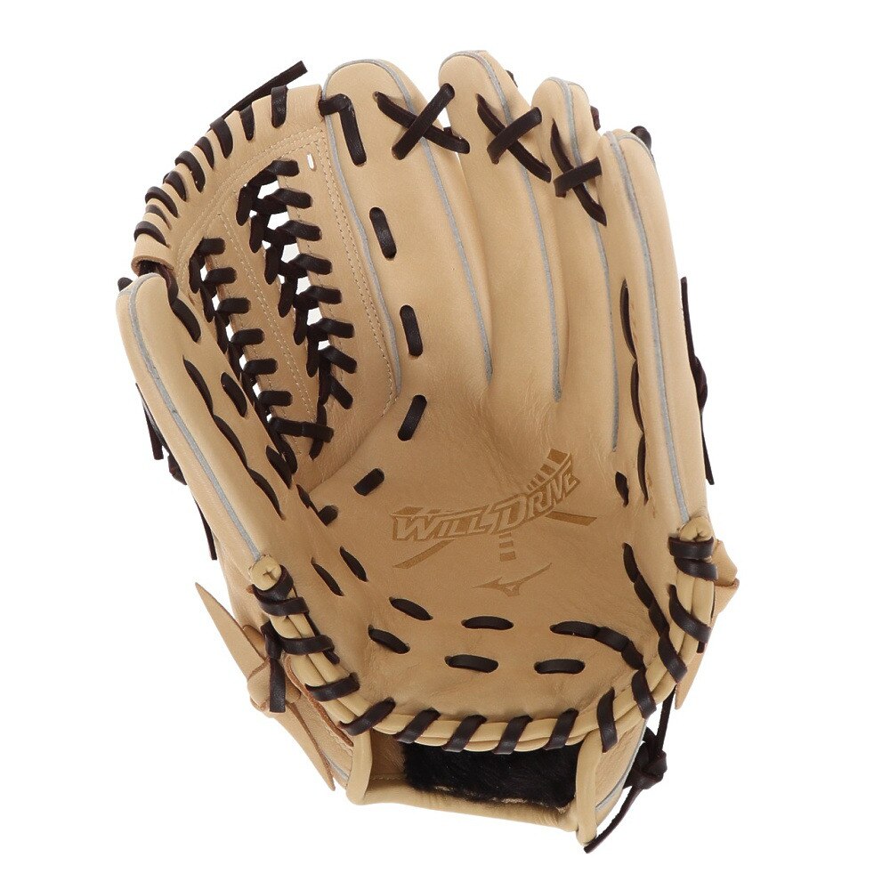 ミズノ（MIZUNO）（キッズ）ジュニア ソフトボール用グラブ グローブ オールラウンド用 ウィルドライブ ブルー 1AJGK29930 80