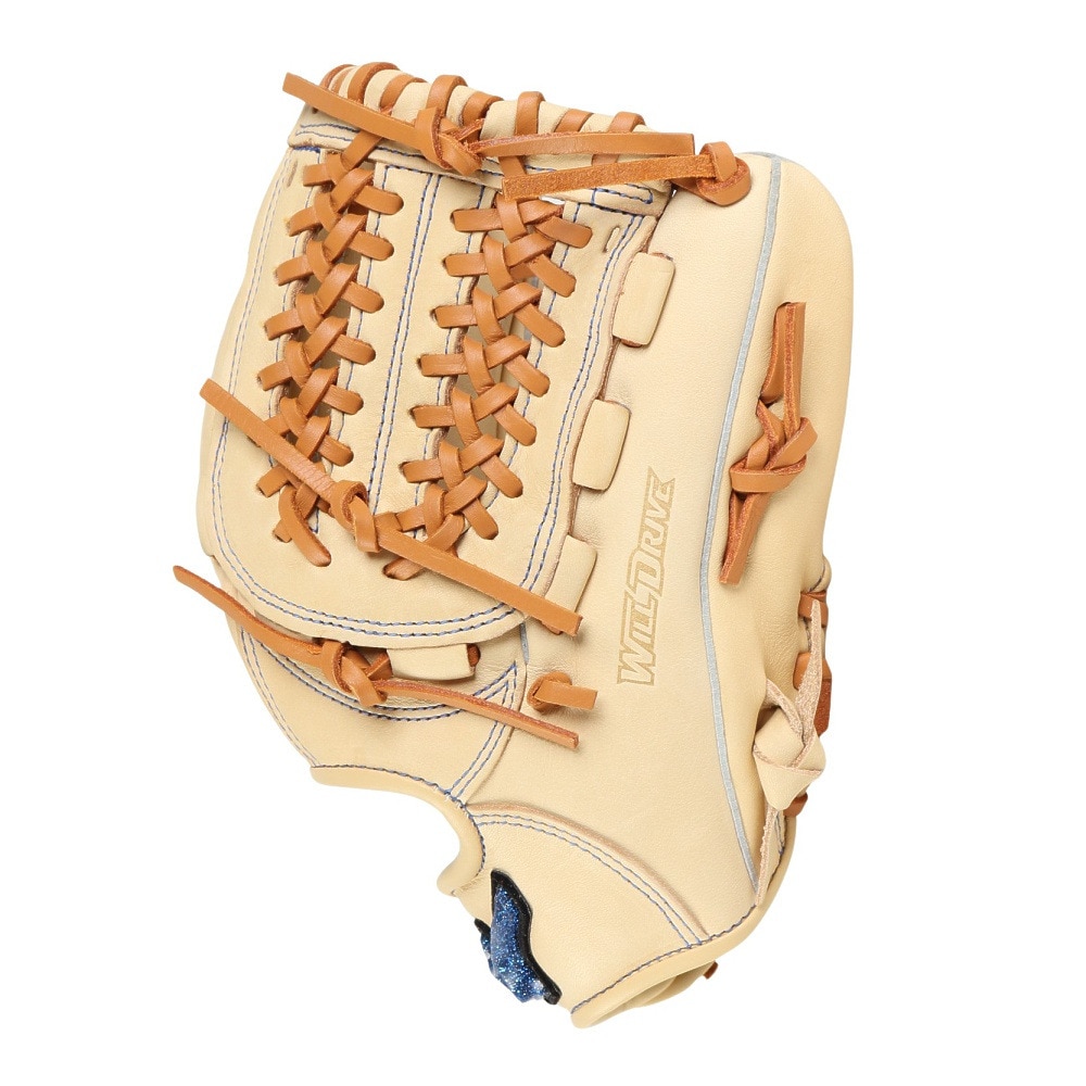 ミズノ（MIZUNO）（キッズ）ジュニア ソフトボール用グラブ グローブ オールラウンド用 ウィルドライブ ブルー 1AJGK31620 8049