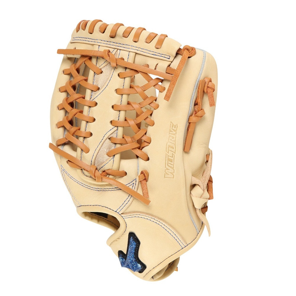ミズノ（MIZUNO）（キッズ）ジュニア ソフトボール用グラブ グローブ オールラウンド用 ウィルドライブ ブルー 1AJGK31630 8049