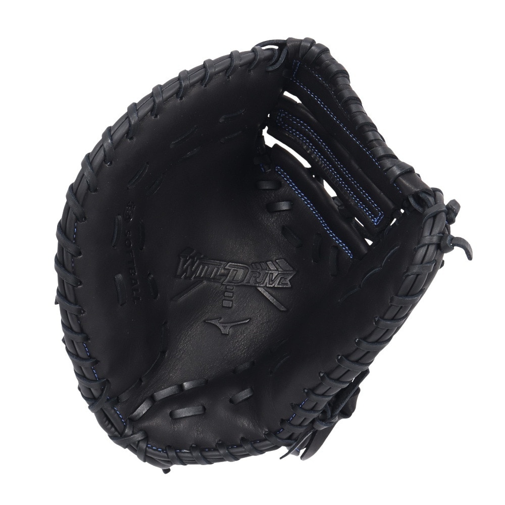 ミズノ（MIZUNO）（キッズ）ジュニア ソフトボール用グラブ 捕手 一塁手兼用 ウィルドライブ ブルー 左投げ用 1AJCK31600 09H