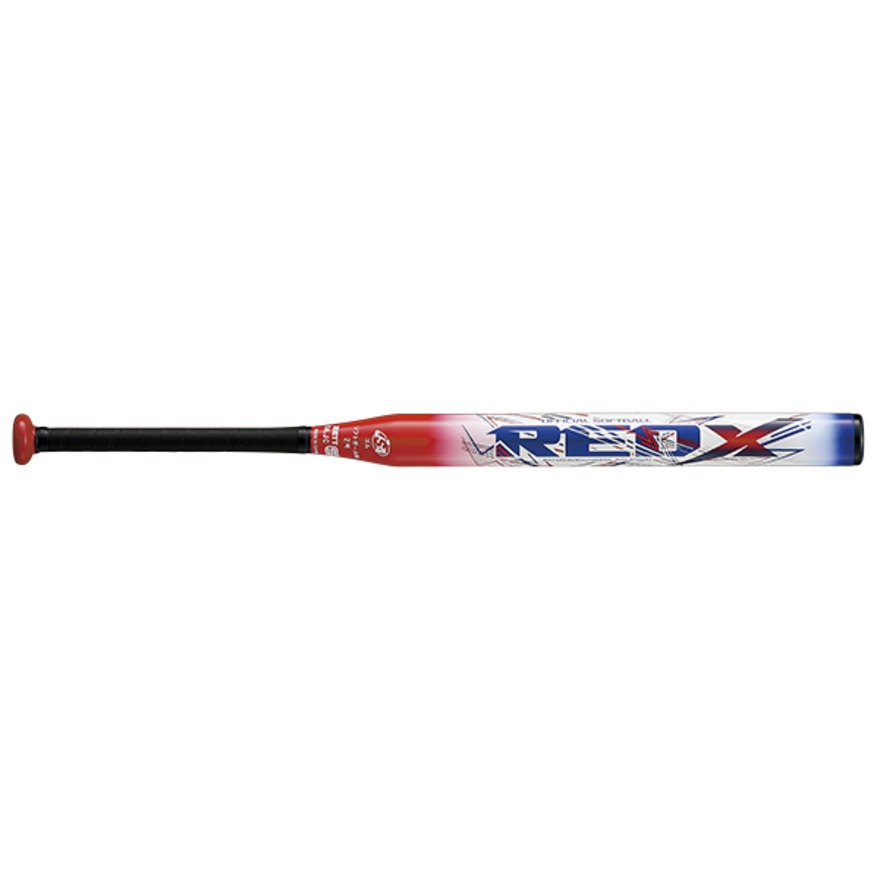 ゼット ジュニア ソフトボール用バット 2号 Red X 80cm 600g平均 Bat 6400 スポーツ用品はスーパースポーツゼビオ