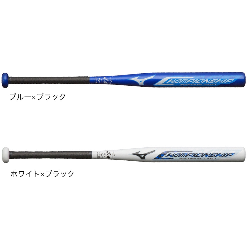 ミズノ（MIZUNO）（キッズ）ジュニア ソフトボール用FRP製バット チャンピオンシップ 76cm/平均460g 1CJFS61476 01