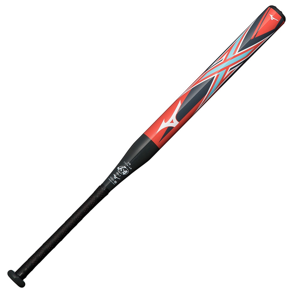 ミズノ（MIZUNO）（キッズ）ジュニア ソフトボール用X 2号 ゴムボール用 80cm/平均580g 1CJFS62380 5414