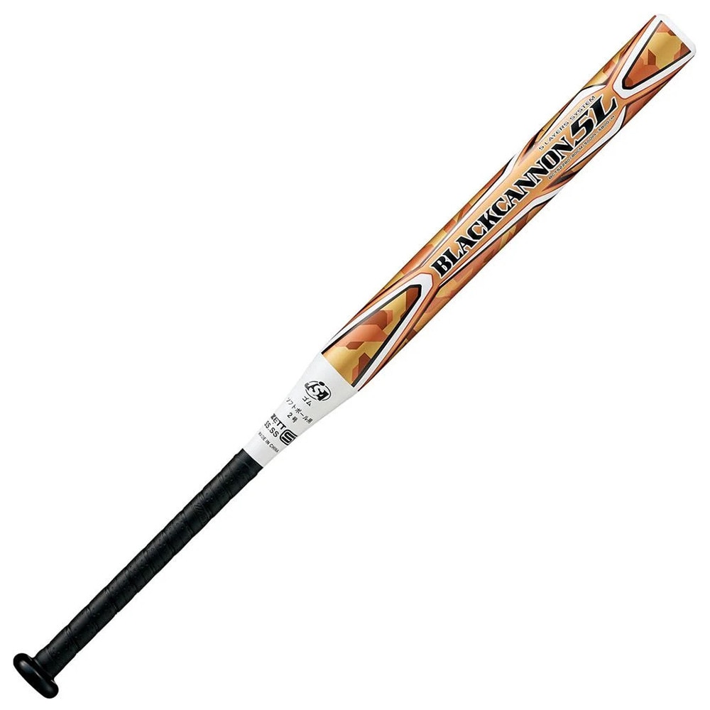 ゼット（ZETT）（キッズ）ジュニア ソフトボール用バット ブラックキャノン5L FRP 80cm 580g平均 BCT52210-8200