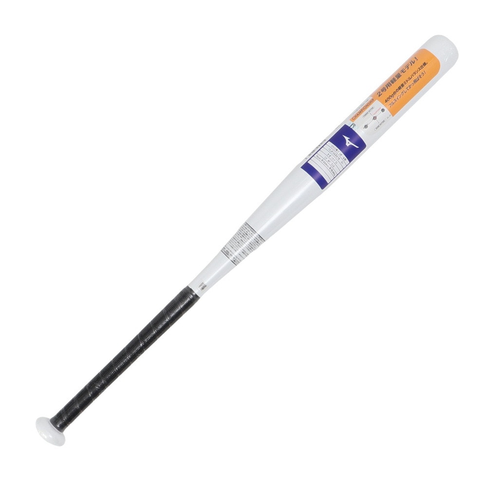 ミズノ（MIZUNO）（キッズ）ジュニア ソフトボール2号用FRP製バット チャンピオンシップ 76cm/平均460g 1CJFS62876 01