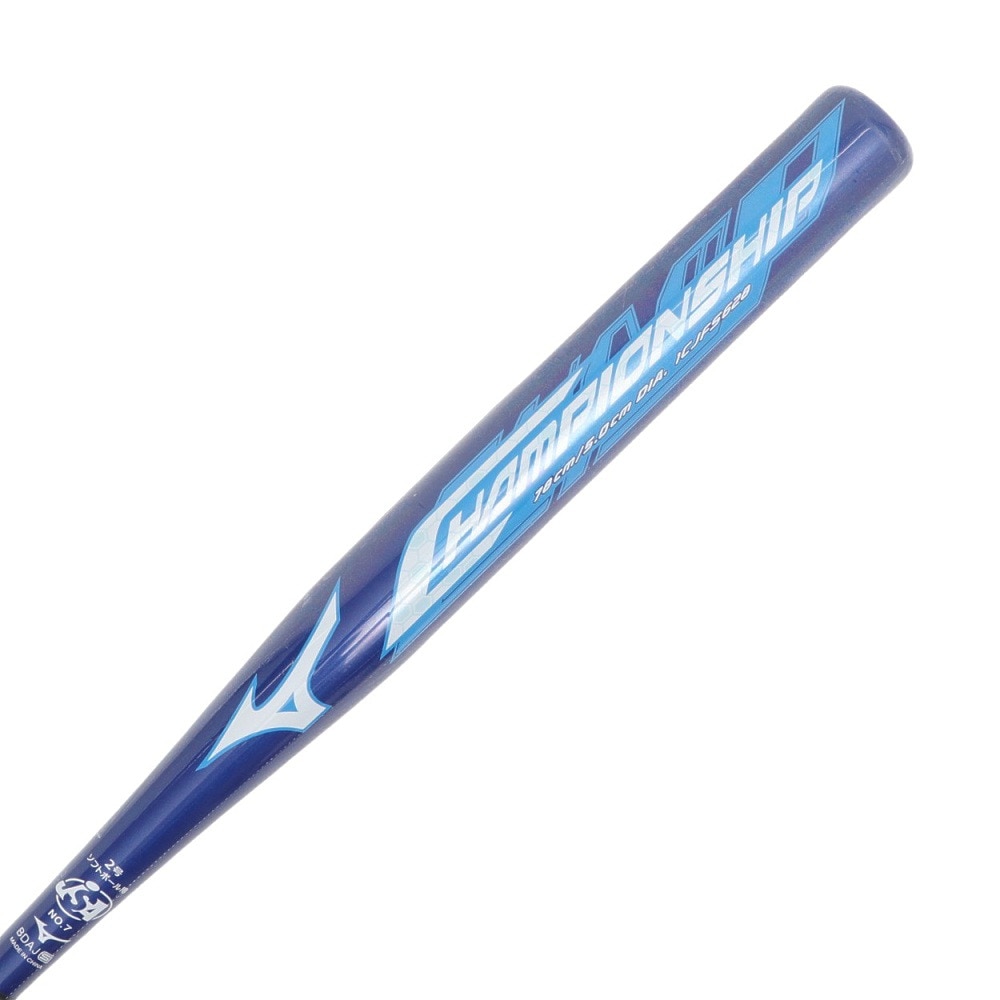 ミズノ（MIZUNO）（キッズ）ジュニア ソフトボール2号用FRP製バット チャンピオンシップ 78cm/平均480g 1CJFS62878 27