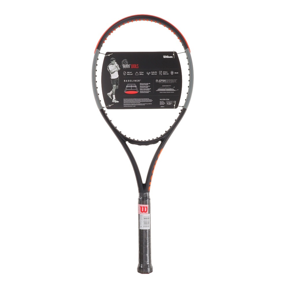 ウイルソン（Wilson）（メンズ、レディース）硬式用テニスラケット BURN 100LS V4.0 WR044911U