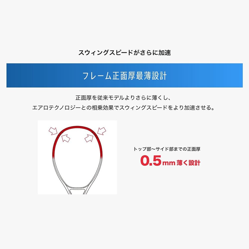 ヨネックス（YONEX）（メンズ、レディース）硬式用テニスラケット Vコア 100 07VC100-651