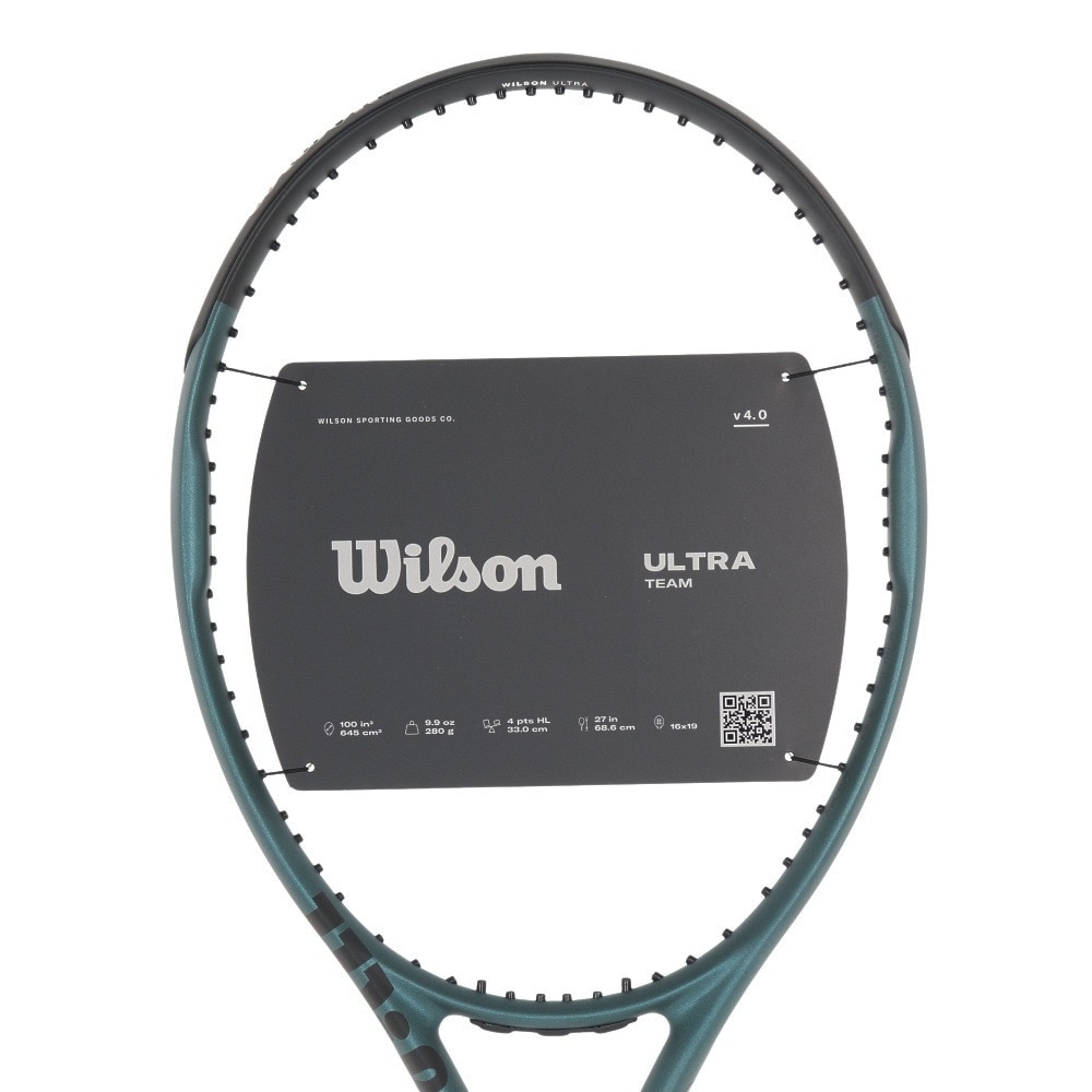 ウイルソン（Wilson）（メンズ、レディース）硬式用テニスラケット ULTRA TEAM V4.0 WR108711U