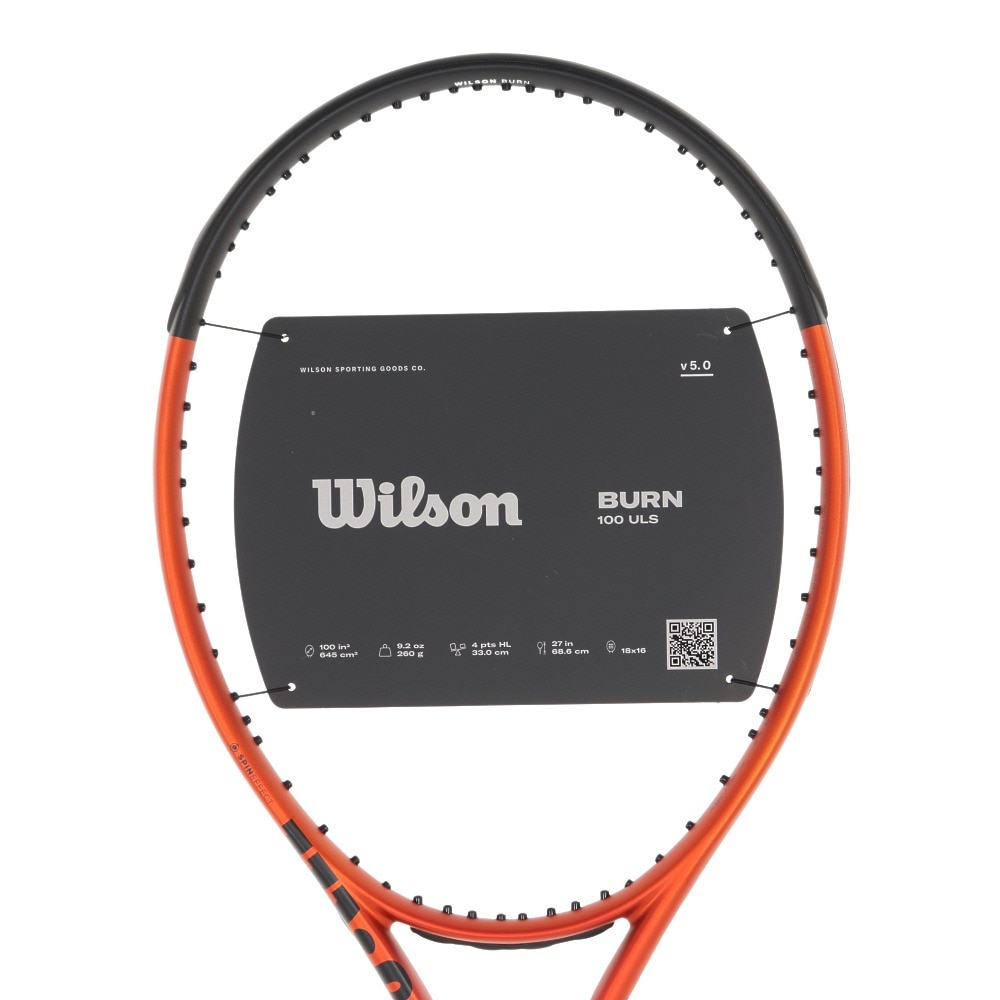 ウイルソン（Wilson）（メンズ、レディース）硬式用テニスラケット BURN 100ULS V5.0 WR109111U