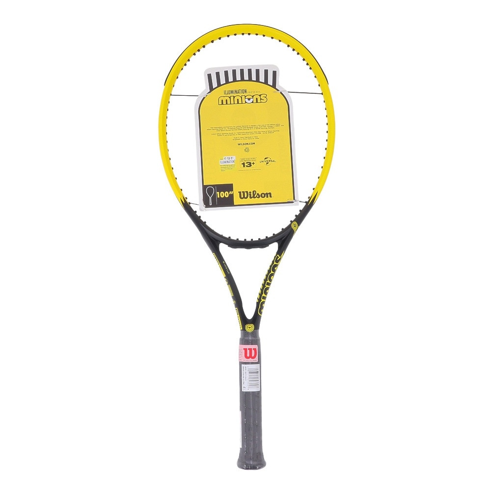 ウイルソン（Wilson）（メンズ、レディース、キッズ）硬式用テニスラケット MINIONS CLASH 100L V2.0 WR130111U2