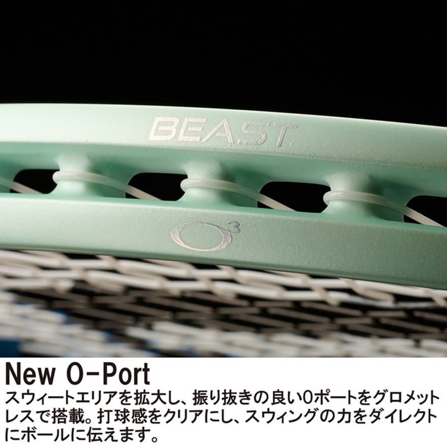 プリンス（PRINCE）（メンズ、レディース）硬式用テニスラケット ビースト O3 100 7TJ237