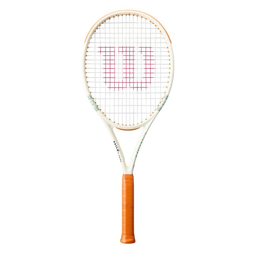 Wilson �d���p�e�j�X���P�b�g CLASH 100L V3 ���[�����M�����X Roland-Garros WR204411U2 �Q �I�t�z���C�g �e�j�X