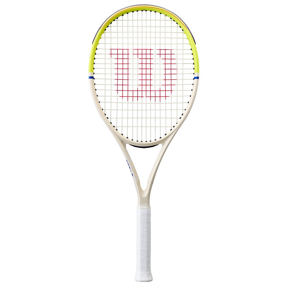 Wilson �d���p�e�j�X���P�b�g CLASH 100L V3 US�I�[�v�� 2026 WR216111U �Q �z���C�g×�C�G���[ �e�j�X