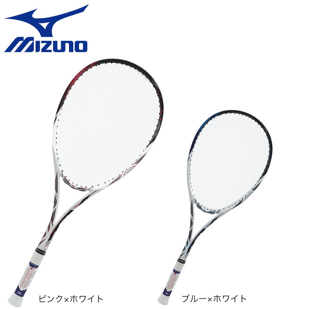 ミズノ（MIZUNO）（メンズ、レディース）ソフトテニス ラケット 張り上げ済 オールラウンド向け TX 900 63JTN27564