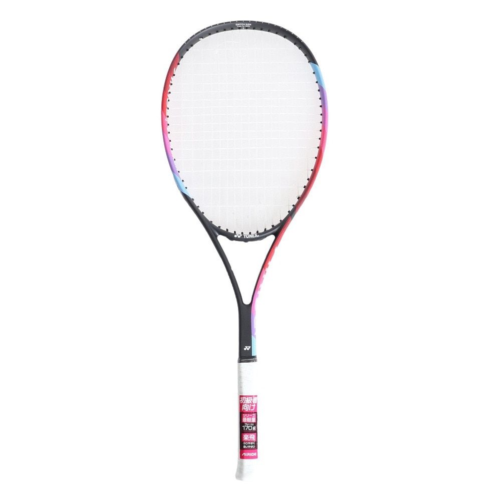 ヨネックス（YONEX）（メンズ、レディース）ソフトテニス ラケット 張り上げ済 オールラウンド エアライドライト ARDLTXG-052