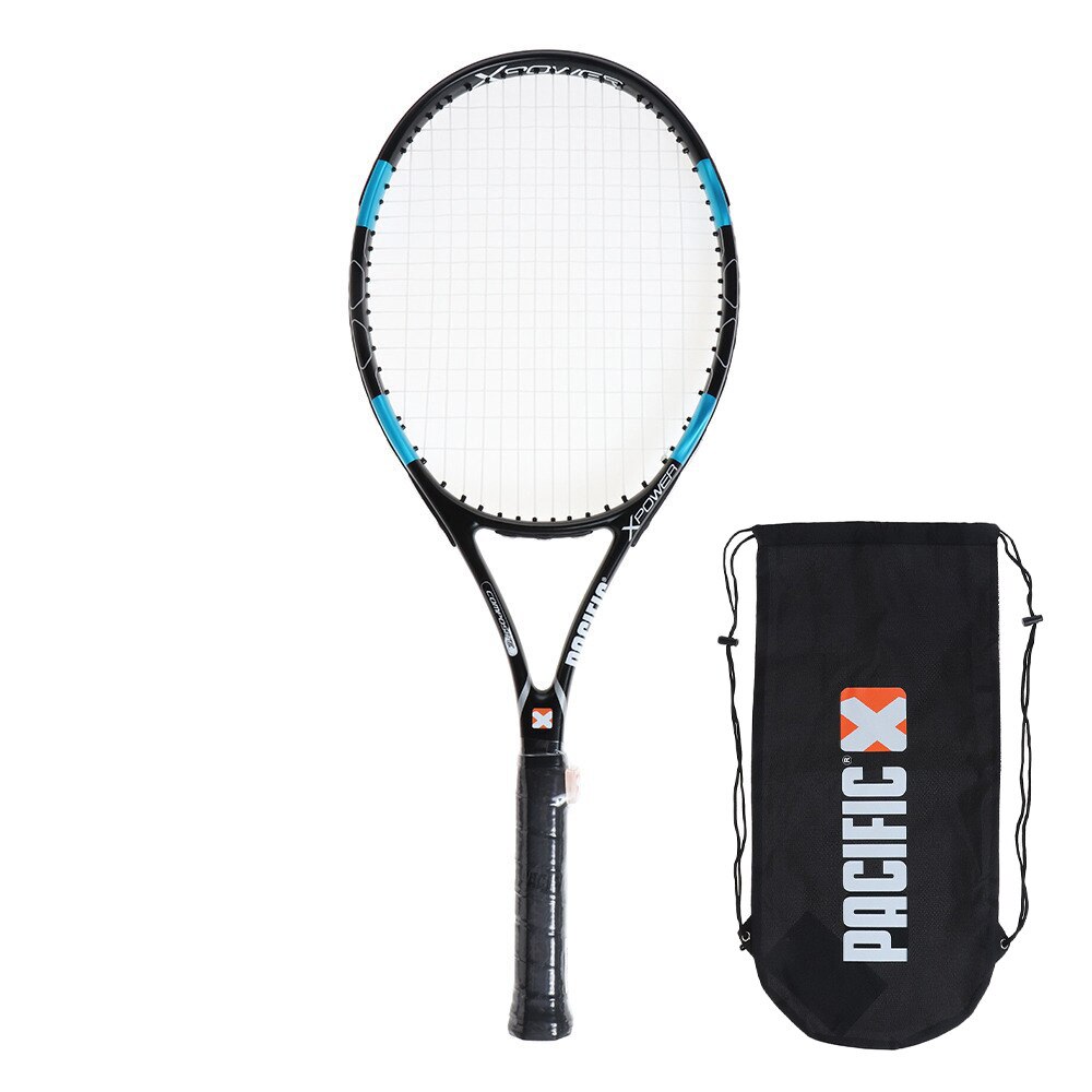 ジュニア 硬式テニス ラケット X-POWER PCJ-9249 BLKSAXの画像