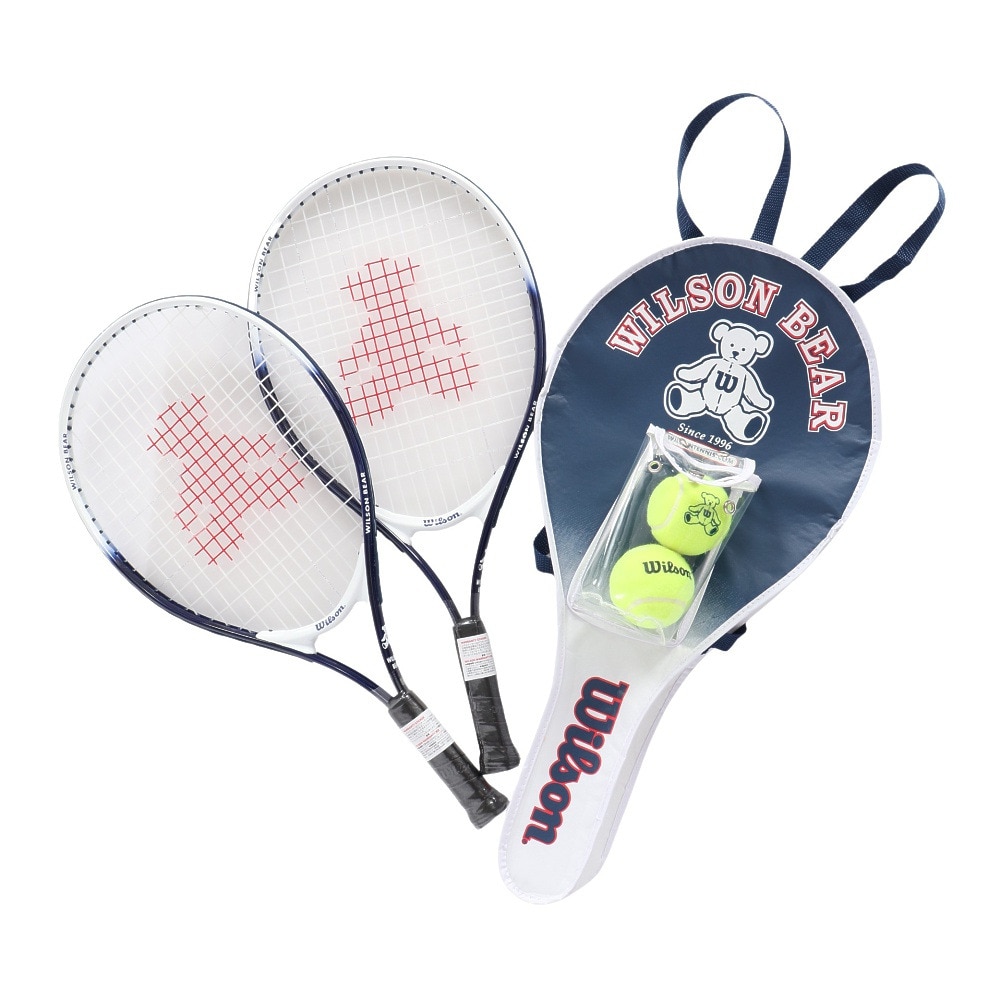 ウイルソン（Wilson）（キッズ）ジュニア 硬式用テニスラケット BEAR ラケットセット WRT6164E