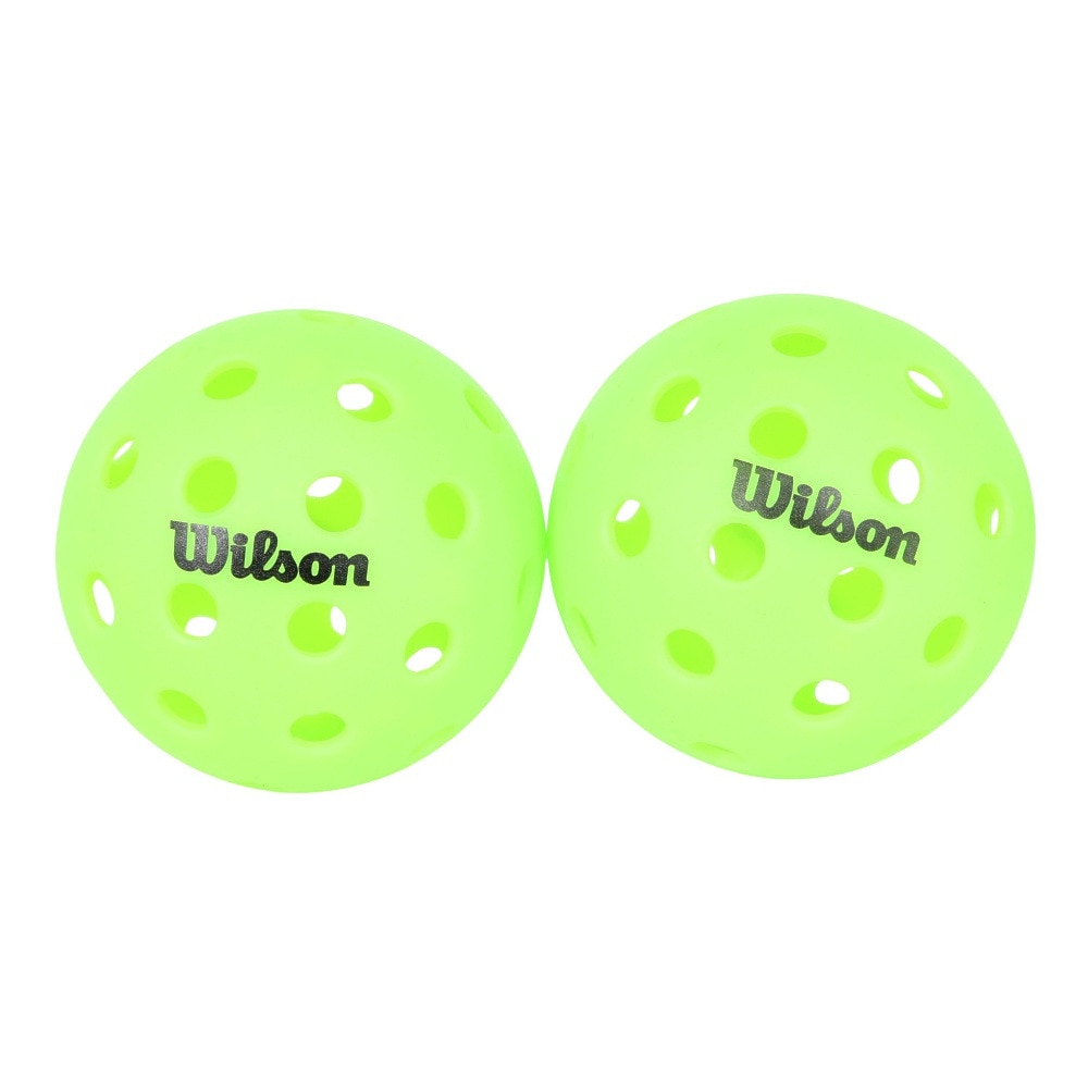 ウイルソン（Wilson）（メンズ、レディース、キッズ）ピックルボール キット 2PADDLES パドル2本 ボール2個入り WR195611U2