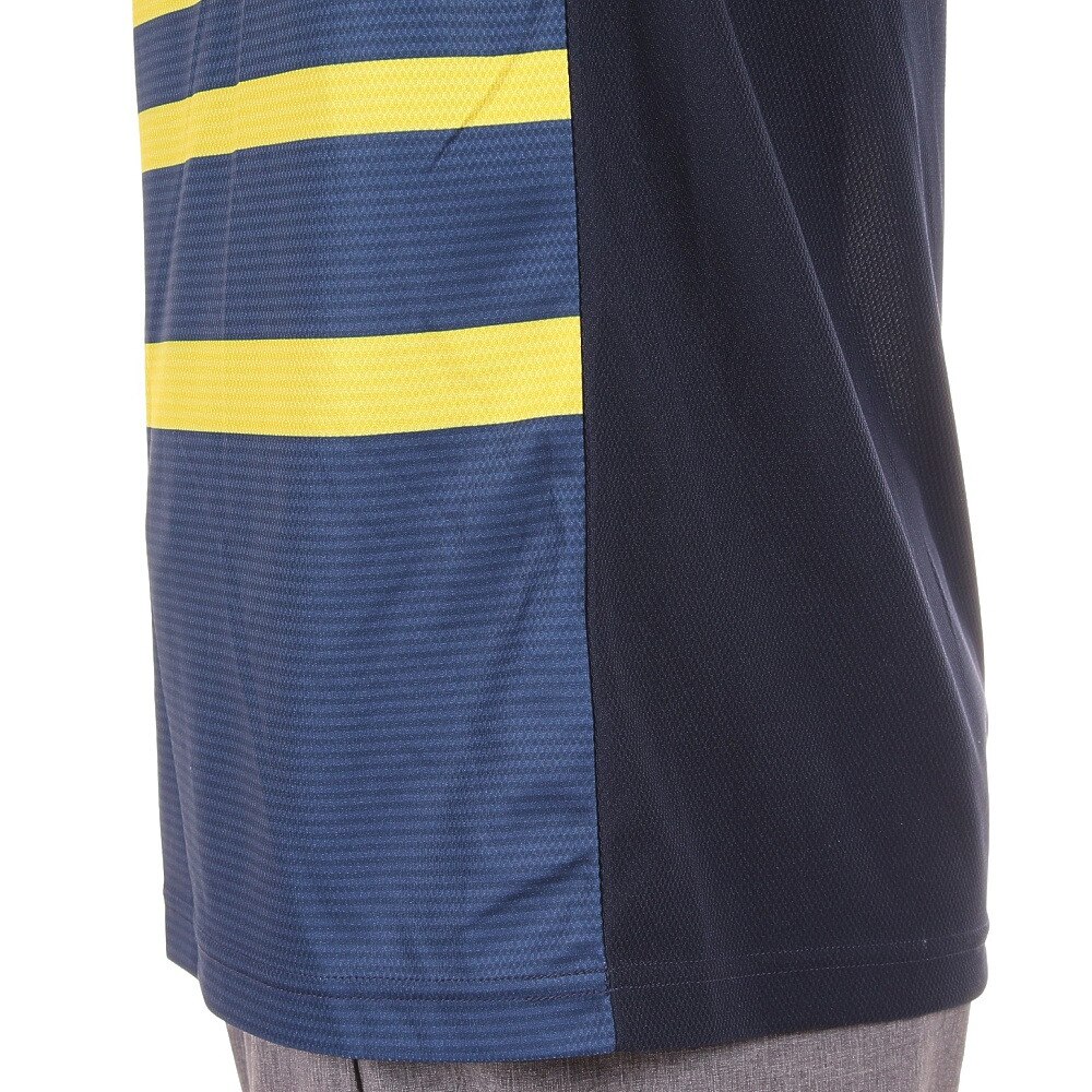 パシフィック（PACIFIC）（メンズ）ドライプラス OO ボーダー ポロシャツ PT20FM453 NVYYEL