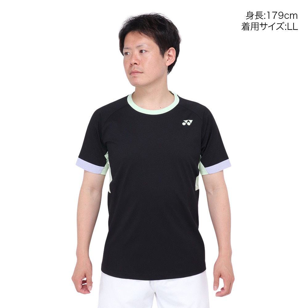 ヨネックス（YONEX）（メンズ、レディース）半袖トップス ユニゲームシャツ フィットスタイル 10563-007