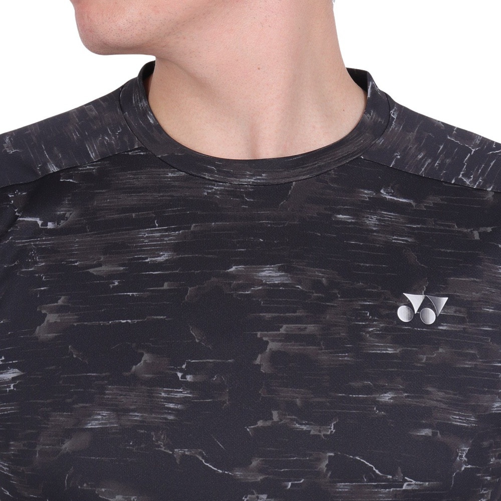 ヨネックス（YONEX）（メンズ、レディース）テニスウェア 半袖トップス ユニゲームシャツ フィットスタイル 10596-007
