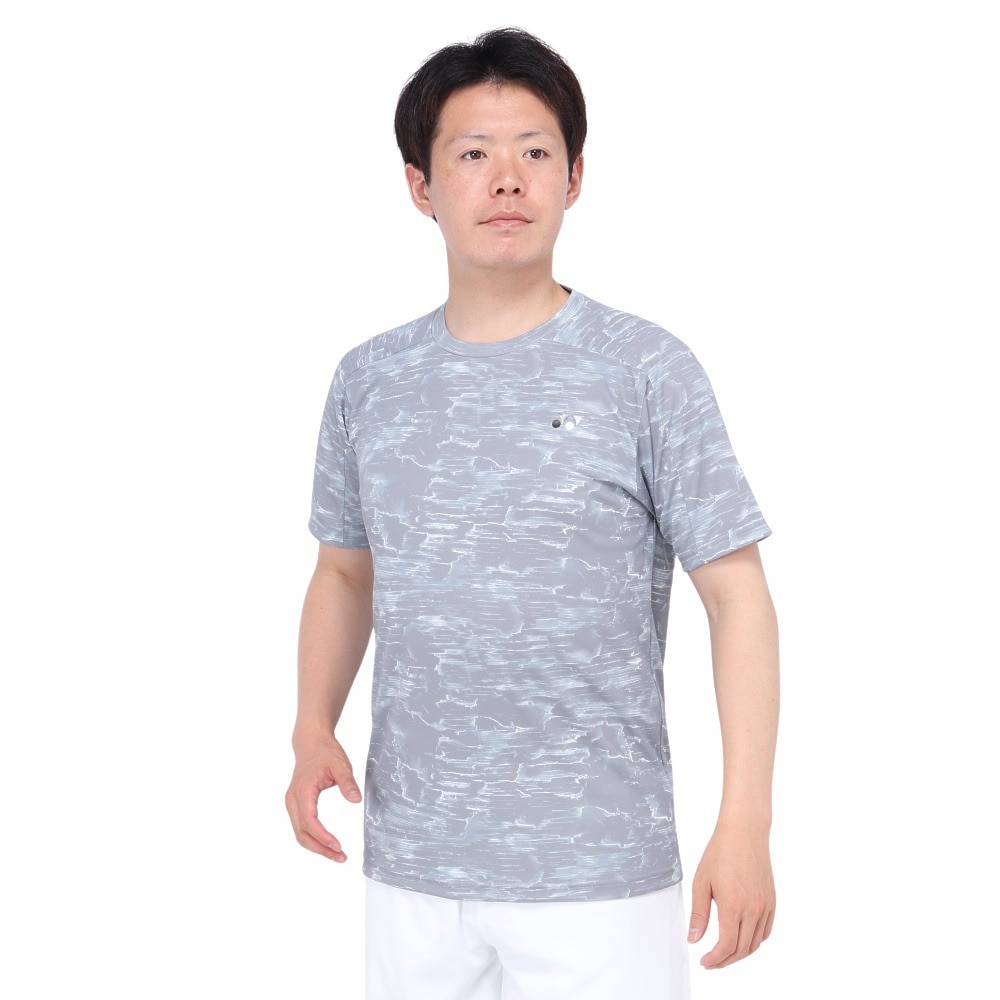 ヨネックス（YONEX）（メンズ、レディース）半袖トップス ユニゲームシャツ フィットスタイル 10596-010
