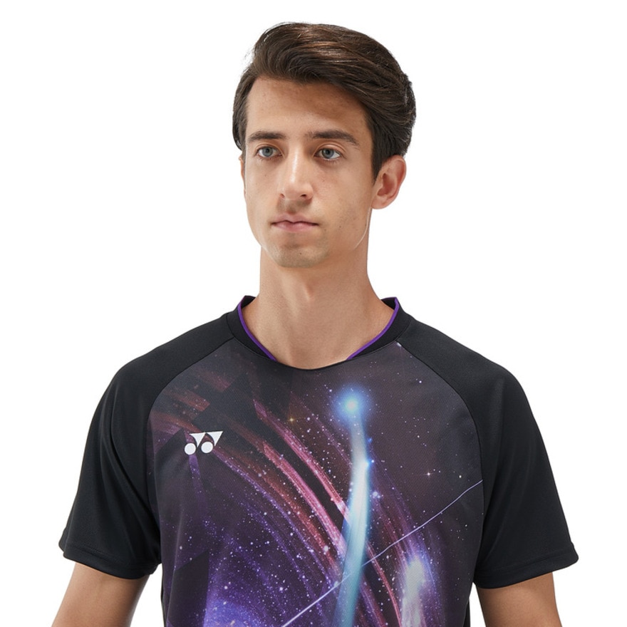 ヨネックス（YONEX）（メンズ）テニスウェア ゲームシャツ フィットスタイル 10611-007 速乾 UVカット