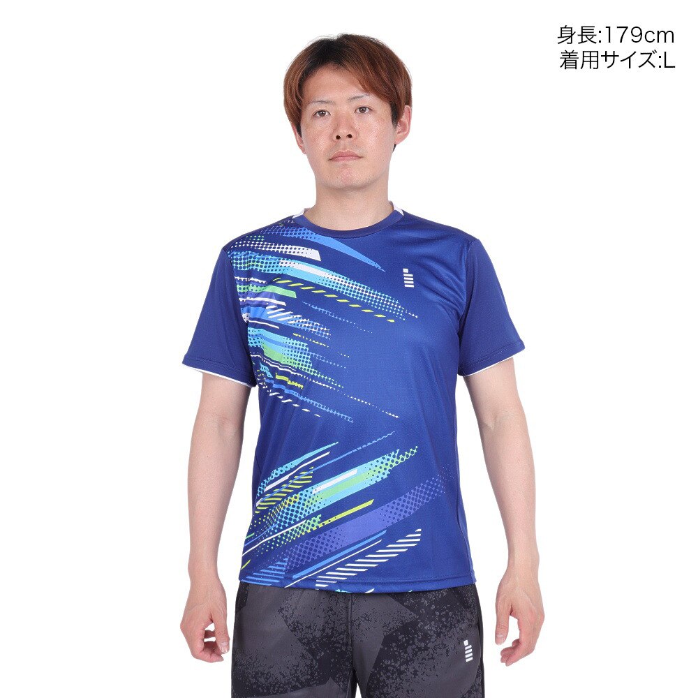 ゴーセン（GOSEN）（メンズ、レディース）テニスウェア ゲームシャツ T240017L