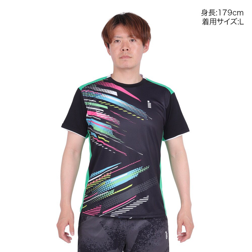 ゴーセン（GOSEN）（メンズ、レディース）テニスウェア ゲームシャツ T240039L