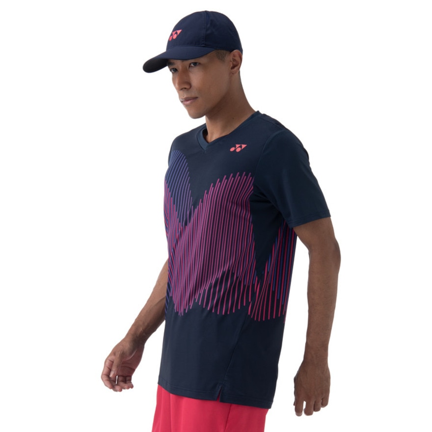 ヨネックス（YONEX）（メンズ、レディース）テニスウェア ゲームシャツ フィットスタイル 10562-458