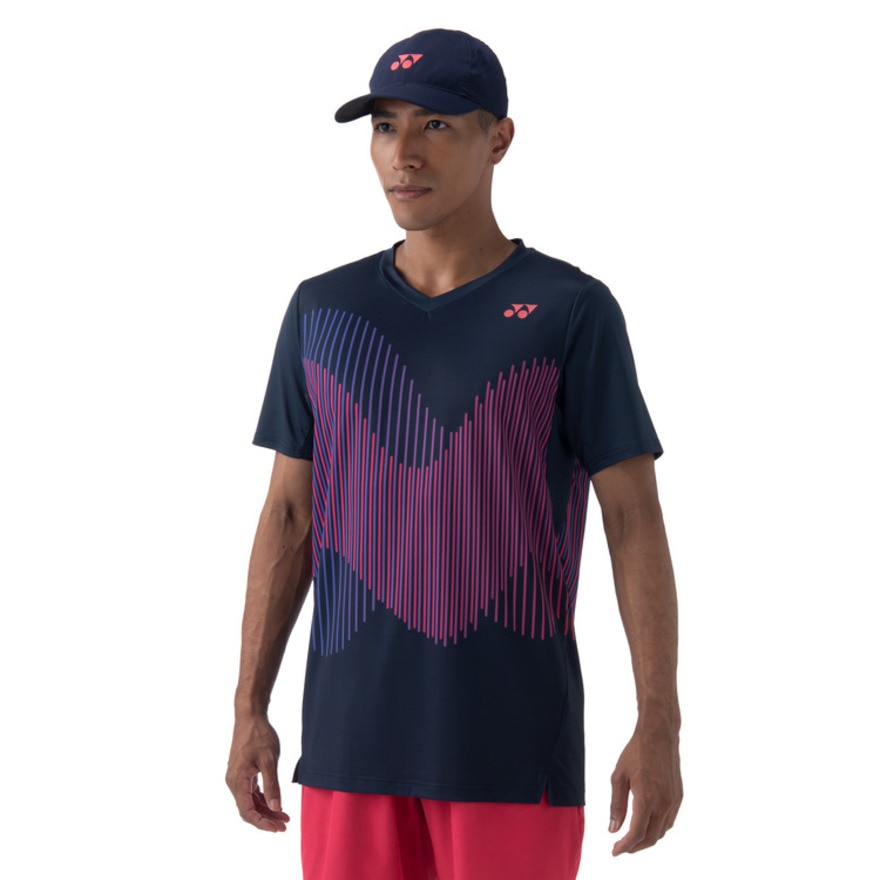 ヨネックス（YONEX）（メンズ、レディース）テニスウェア ゲームシャツ フィットスタイル 10562-458