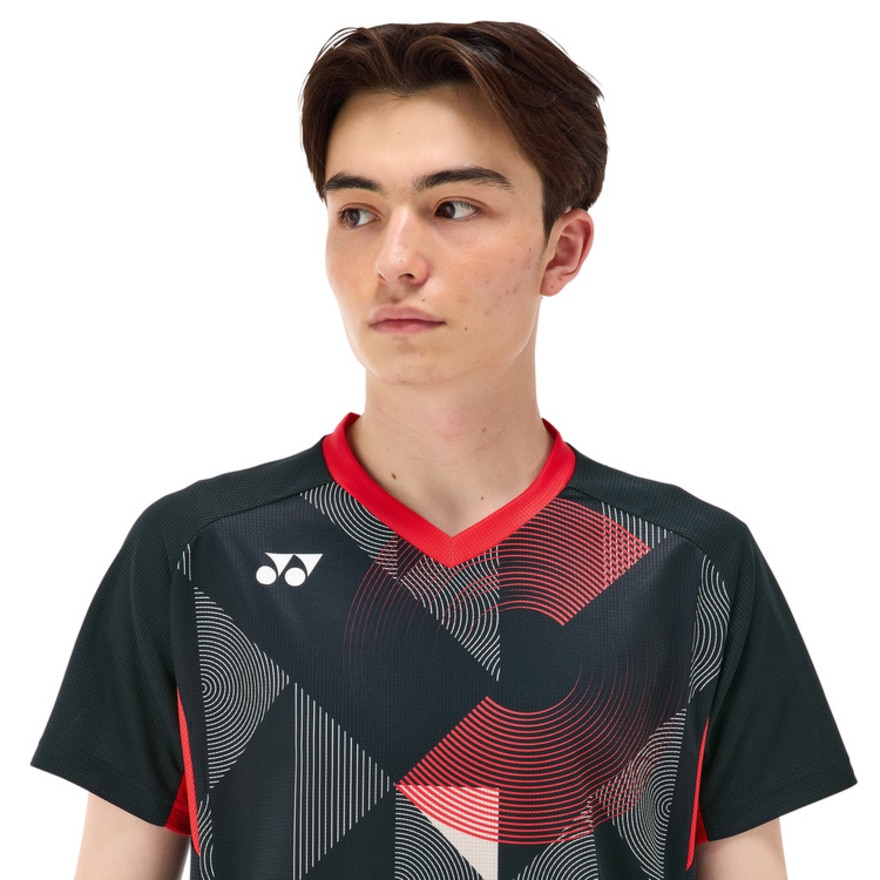 ヨネックス（YONEX）（メンズ）バドミントンウェア 半袖 ゲームシャツ フィットスタイル 10576-007