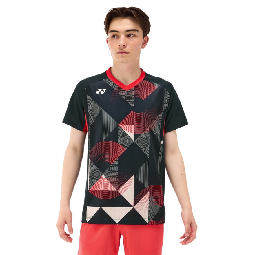 ヨネックス（YONEX）（メンズ）バドミントンウェア 半袖 ゲームシャツ フィットスタイル 10576-007