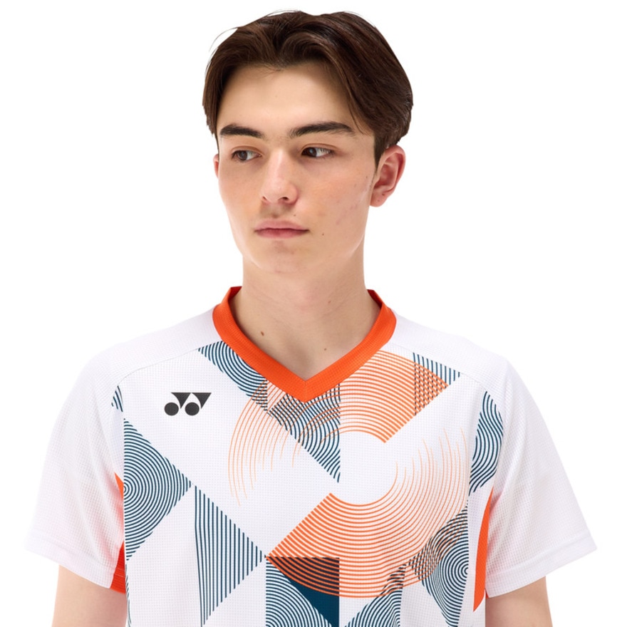 ヨネックス（YONEX）（メンズ）バドミントンウェア 半袖 ゲームシャツ フィットスタイル 10576-011