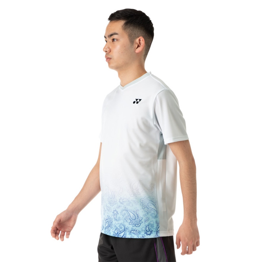 ヨネックス（YONEX）（メンズ）テニスウェア ユニゲームシャツ フィットスタイル 10604-011 速乾 UVカット