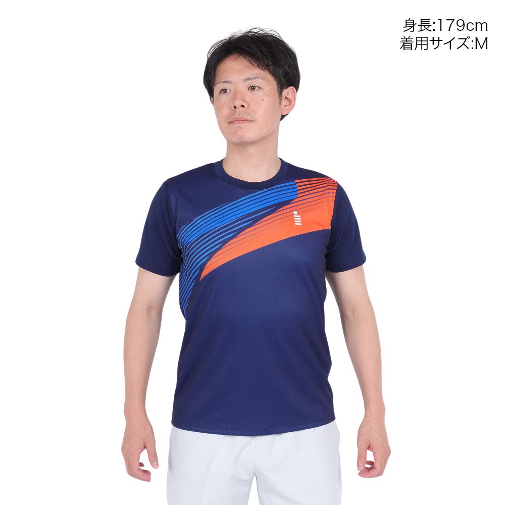 ゴーセン（GOSEN）（メンズ、レディース）テニスウェア ゲームシャツ T246017M