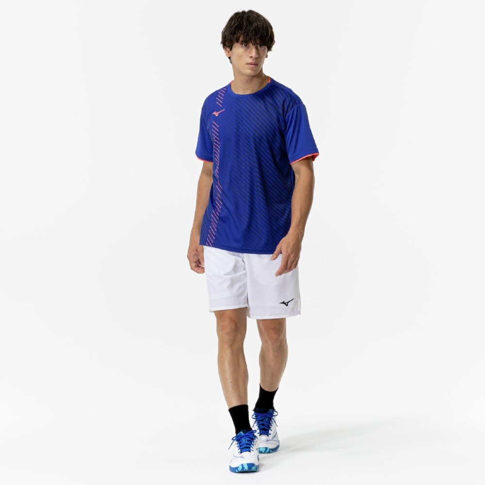 ミズノ（MIZUNO）（メンズ、レディース）ラケットスポーツ ゲームシャツ 62JAC02625