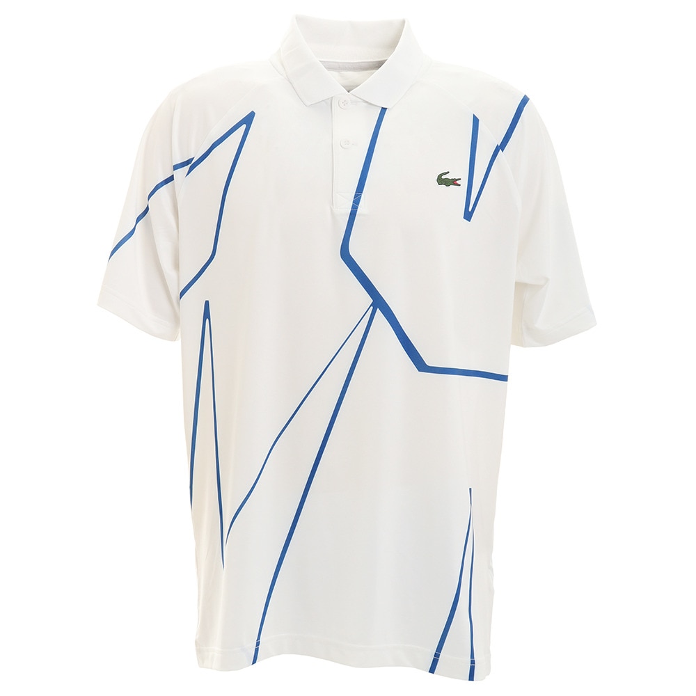 ラコステ テニス ライングラフィック 半袖 ポロシャツ DH6235L-Q92の大画像