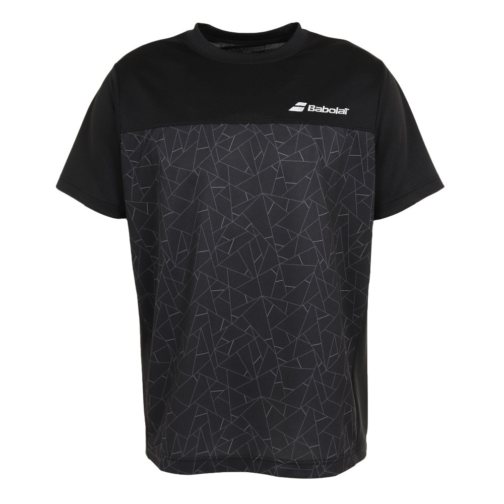 バボラ（BABOLAT）（メンズ）テニスウェア プラ 半袖シャツ BUP3505 BK