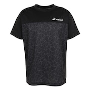 バボラ（BABOLAT）（メンズ）テニスウェア プラ 半袖シャツ BUP3505 BK