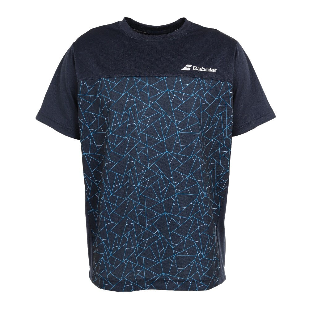 バボラ（BABOLAT）（メンズ）テニスウェア プラ 半袖シャツ BUP3505 NV