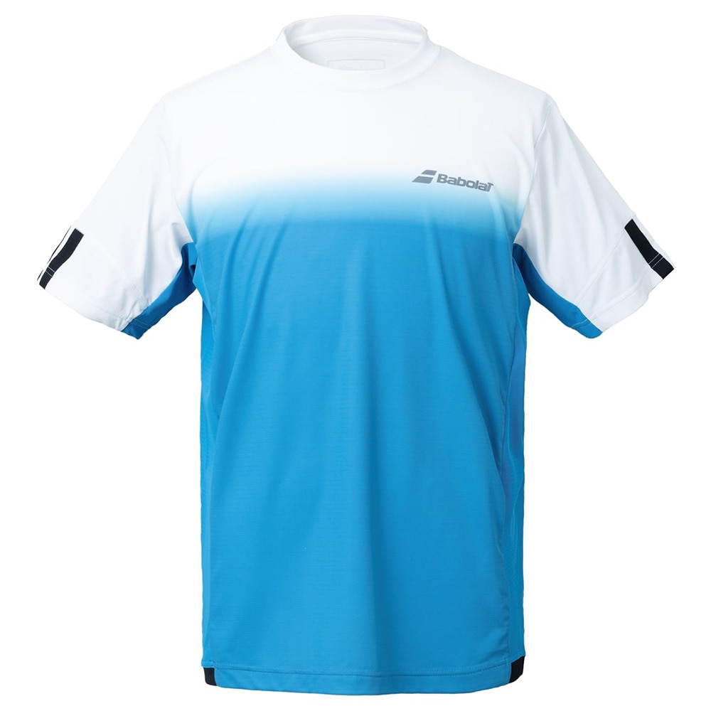 バボラ（BABOLAT）（メンズ）テニスウェア クラブ ショートスリーブ シャツ BUG1310C BL