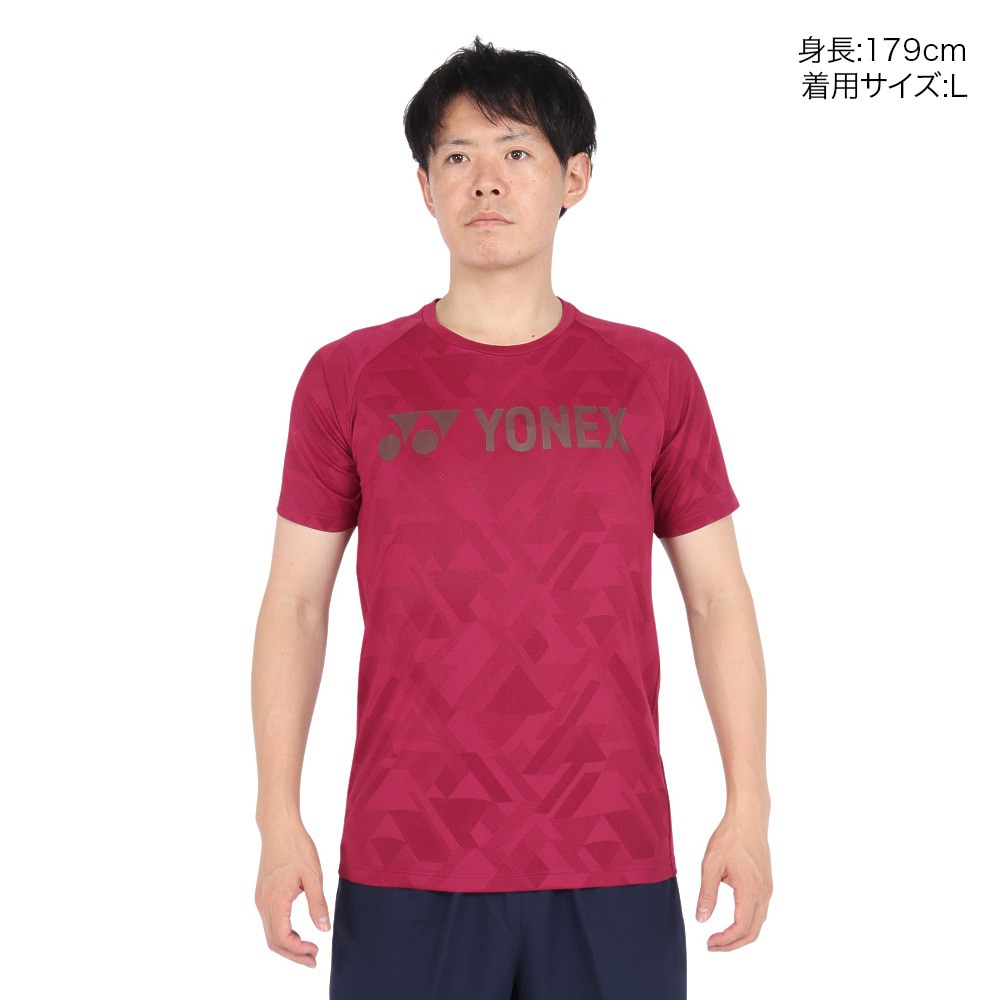 ヨネックス（YONEX）（メンズ、レディース）テニスウェア ドライTシャツ 吸水 速乾 半袖 16715-037