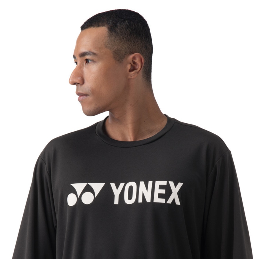 ヨネックス（YONEX）（メンズ、レディース）テニスウェア ユニ長袖Tシャツ 16802-007 速乾 UVカット